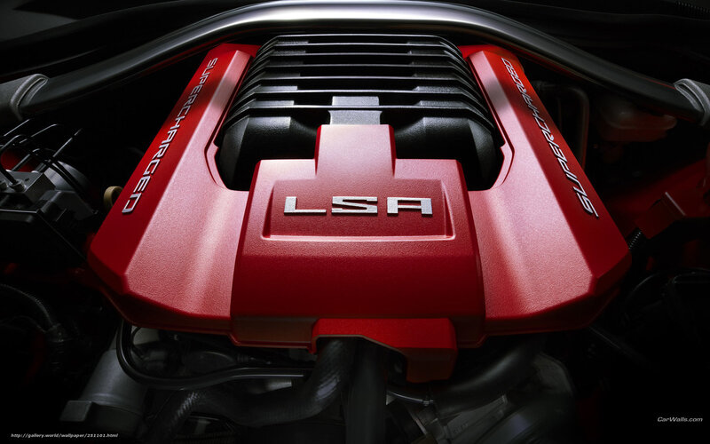 LSA Supercharged Engine Cover