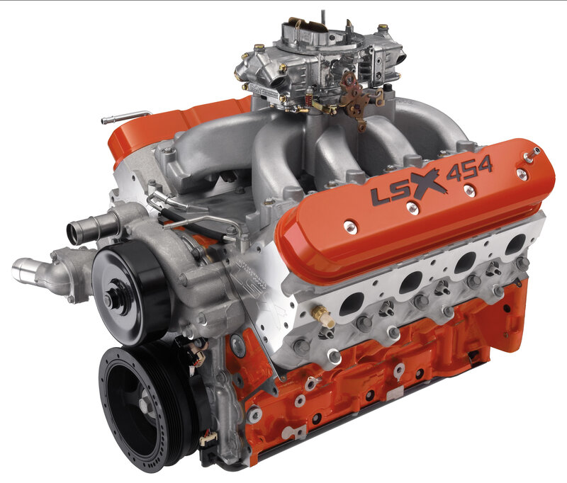 LSX 454 Engine — Orange, Mechanical