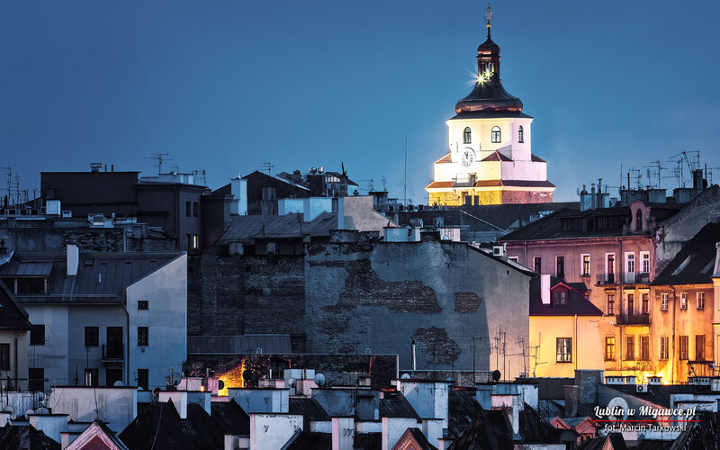 Lublin Cityscape at Dusk