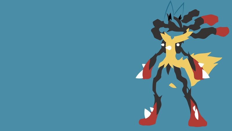 Lucario Character — Blue, Dynamic
