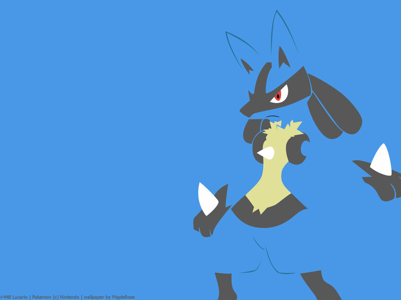 Lucario Character — Blue