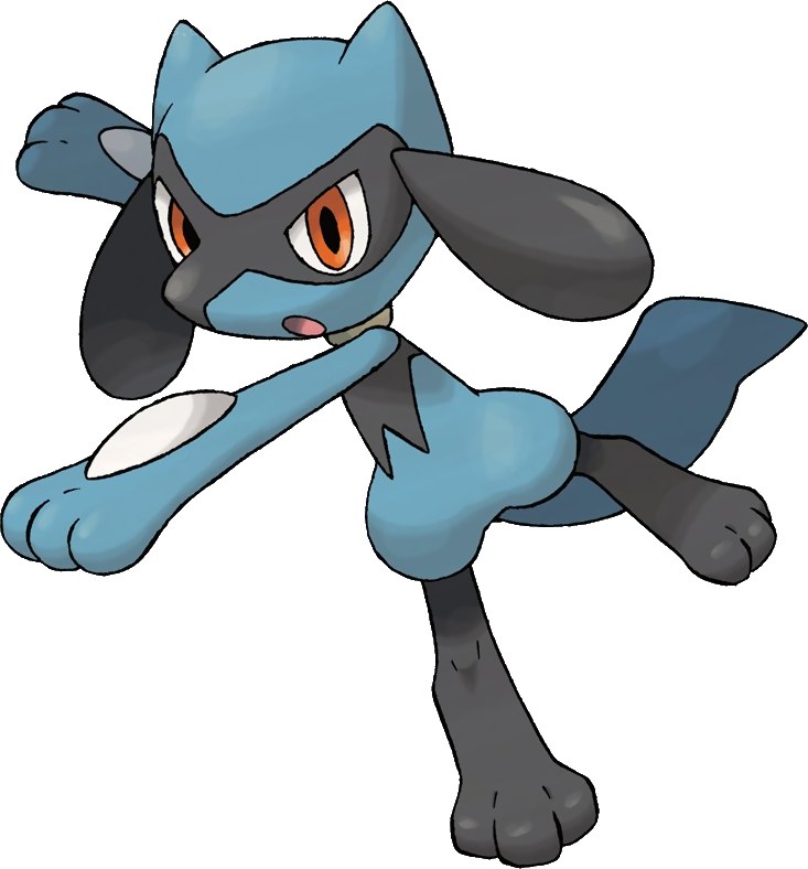 Lucario character illustration