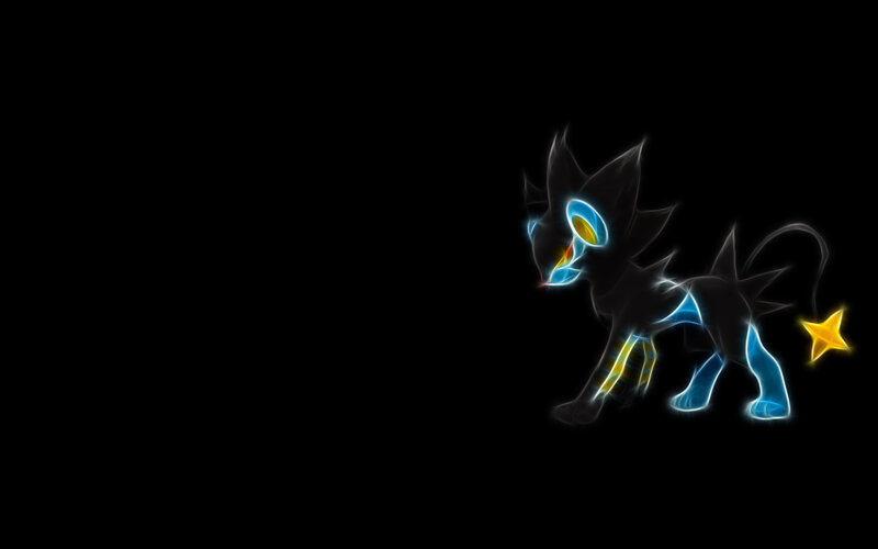 Lucario glowing art
