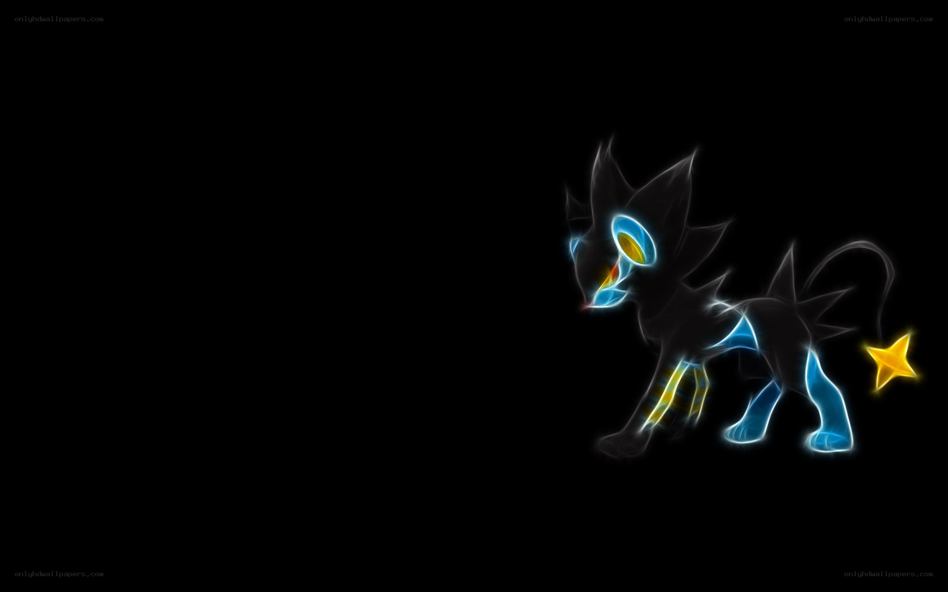 Lucario glowing art