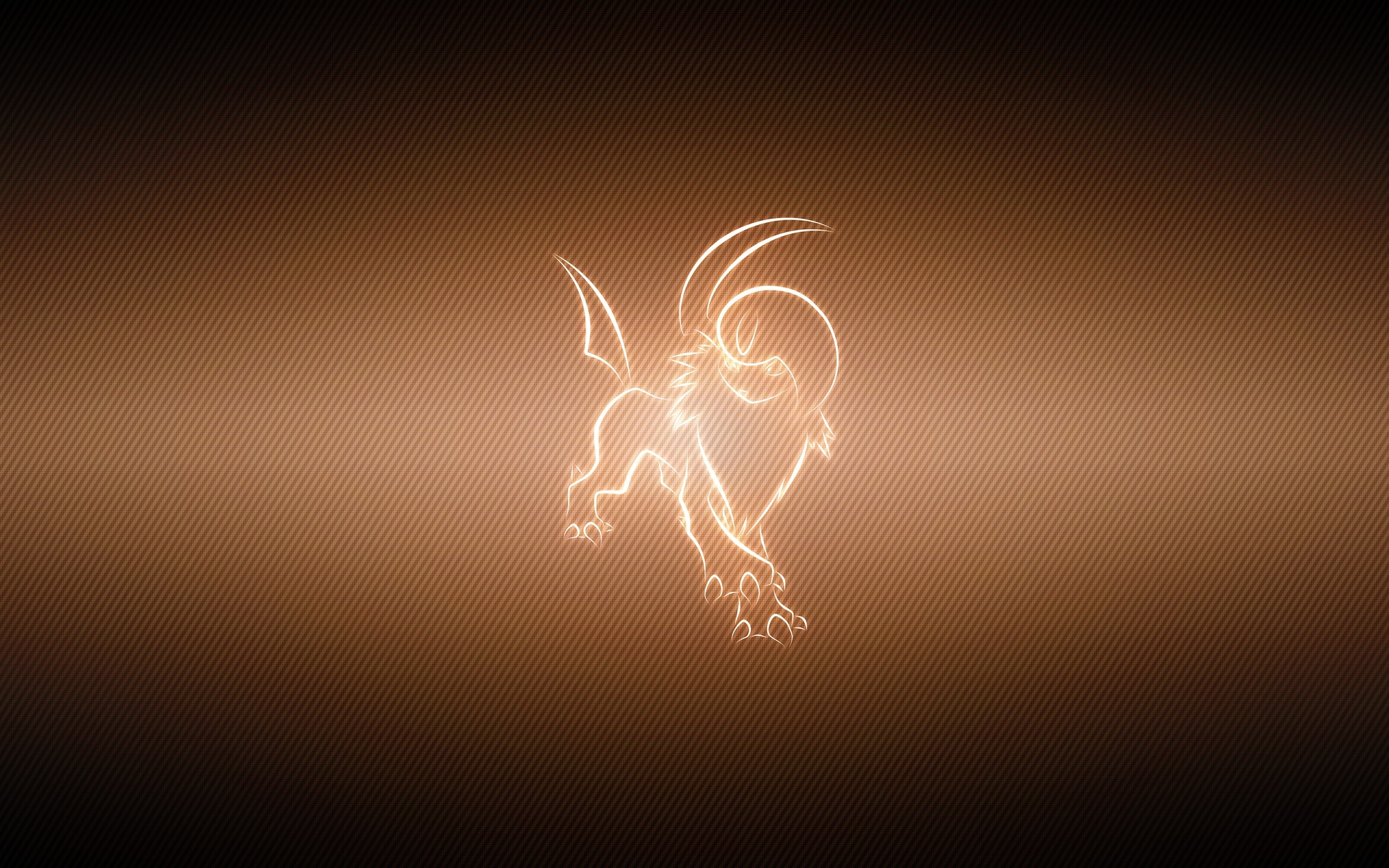 Lucario glowing outline