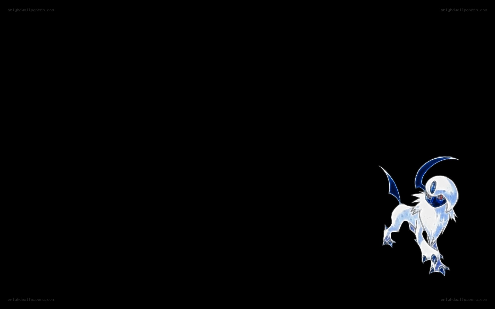 Lucario on black background