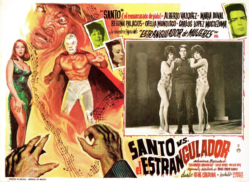 Luchador in Flames