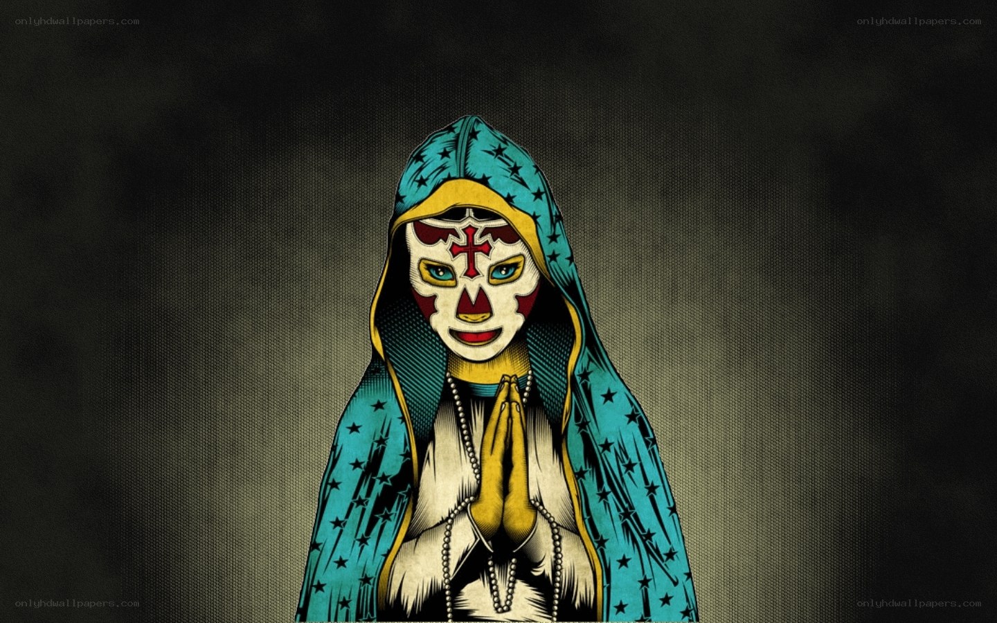 luchador virgin mary