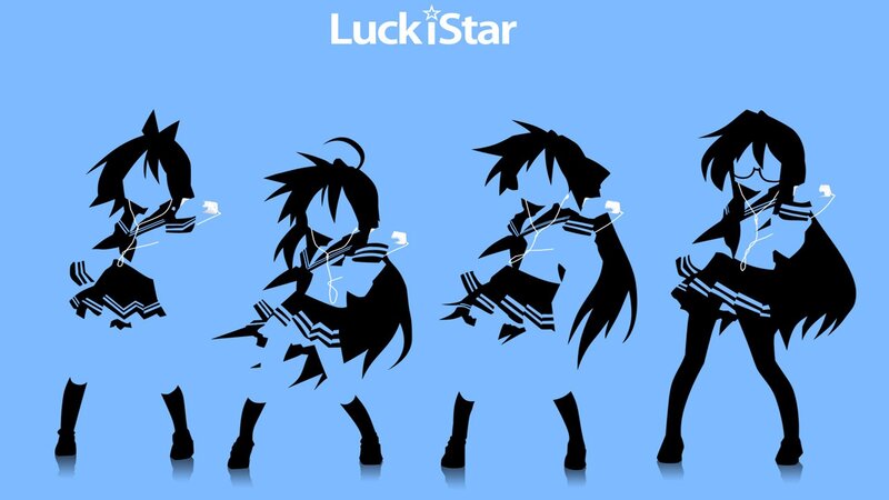 LuckiStar character silhouettes
