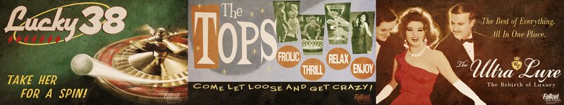 Lucky 38 and Tops casino ads
