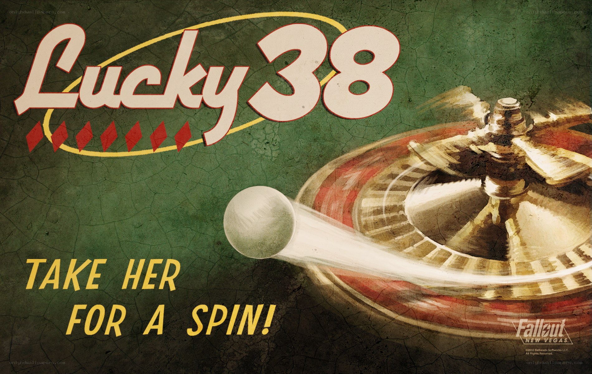 Lucky 38 casino advertisement