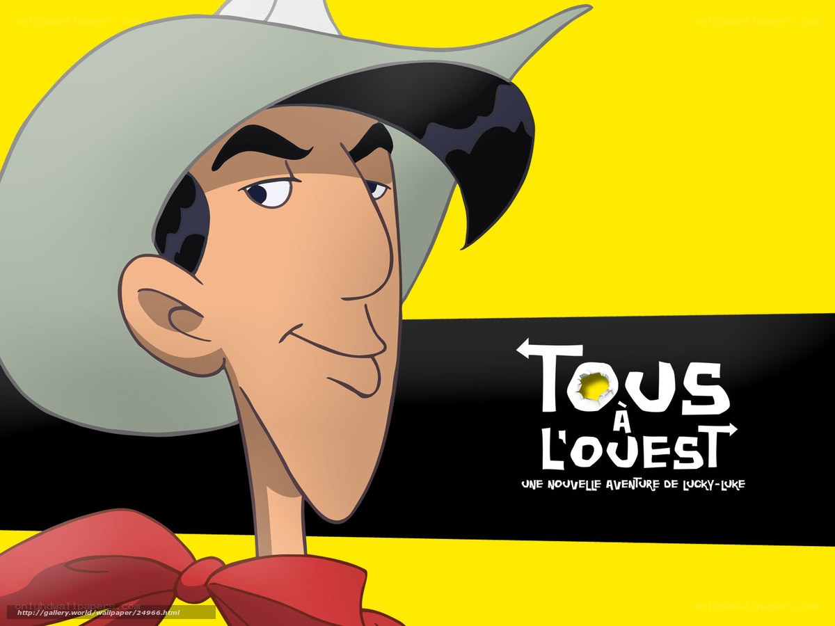 Lucky Luke character art