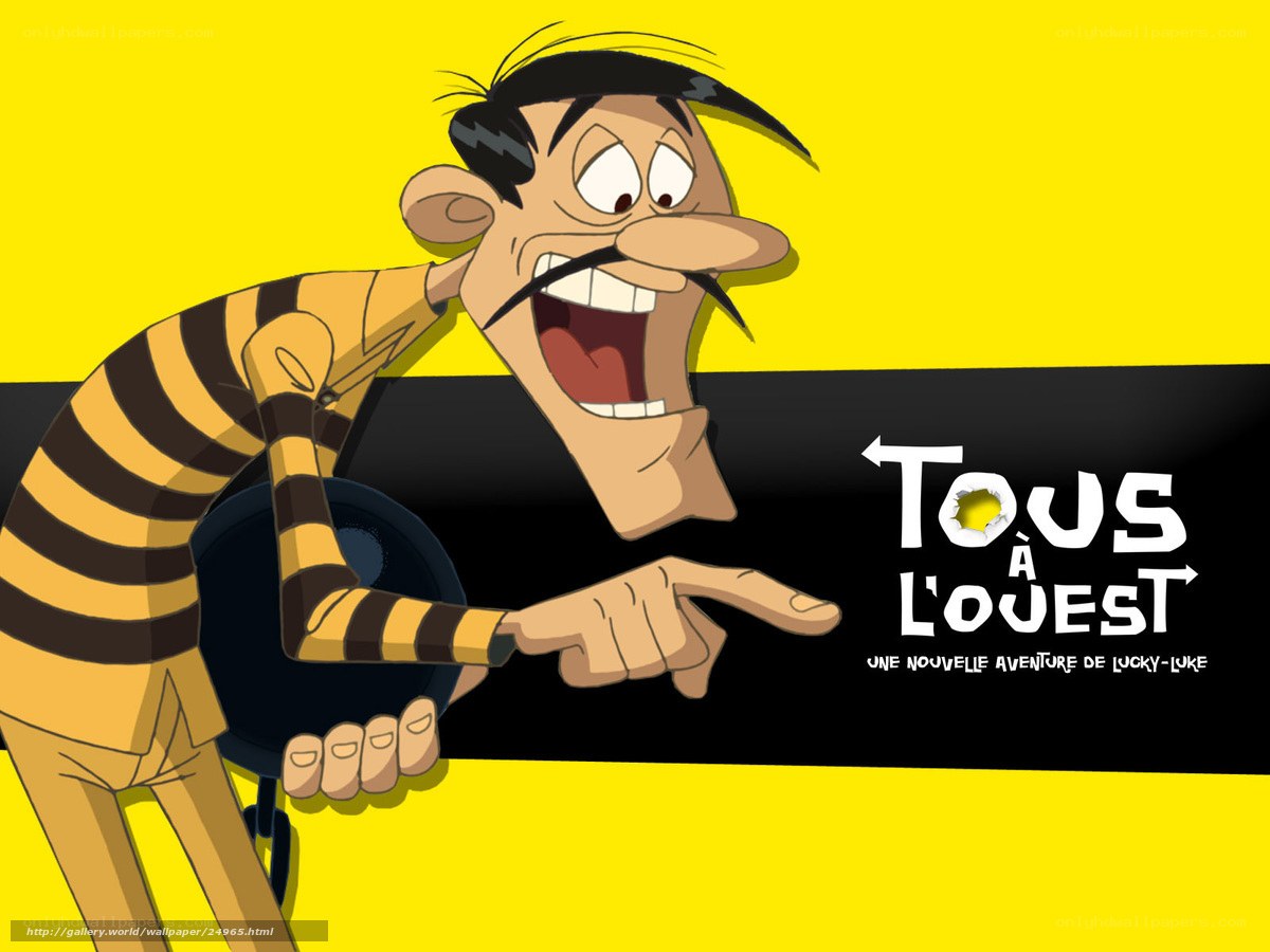Lucky Luke character poster