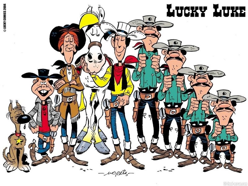 Lucky Luke comic characters