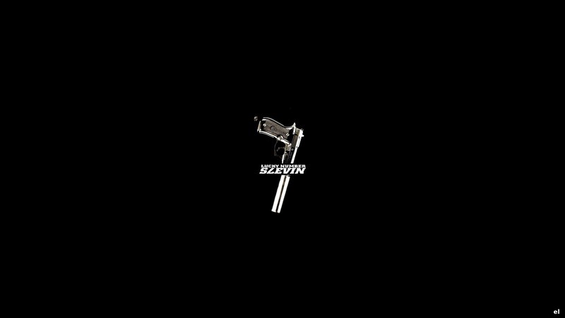 Lucky Number Slevin gun logo