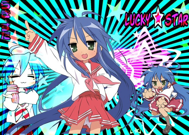 Lucky Star anime characters