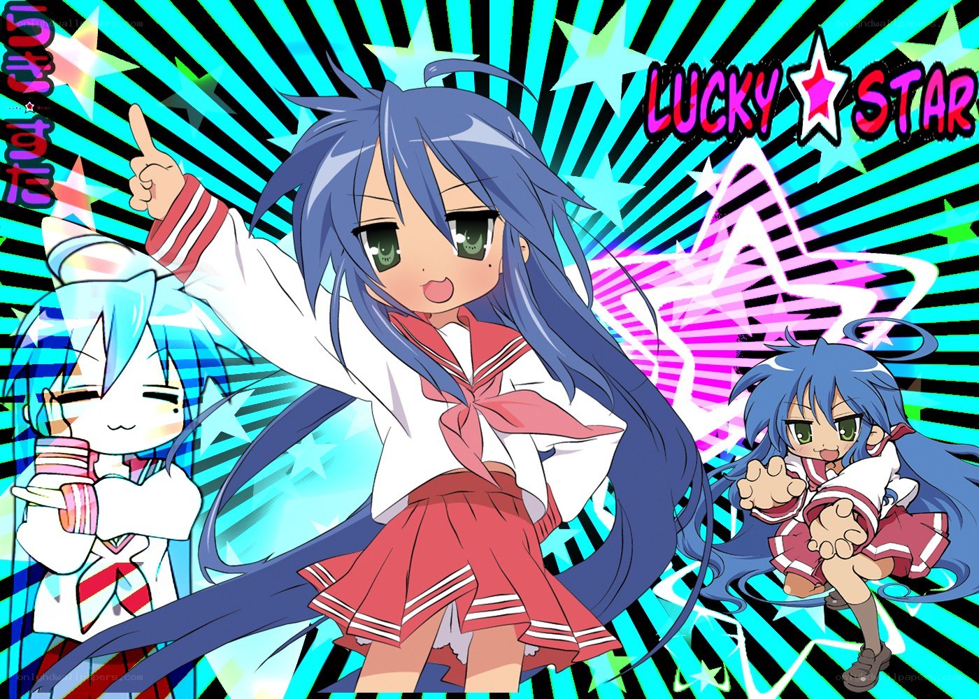 Lucky Star anime characters