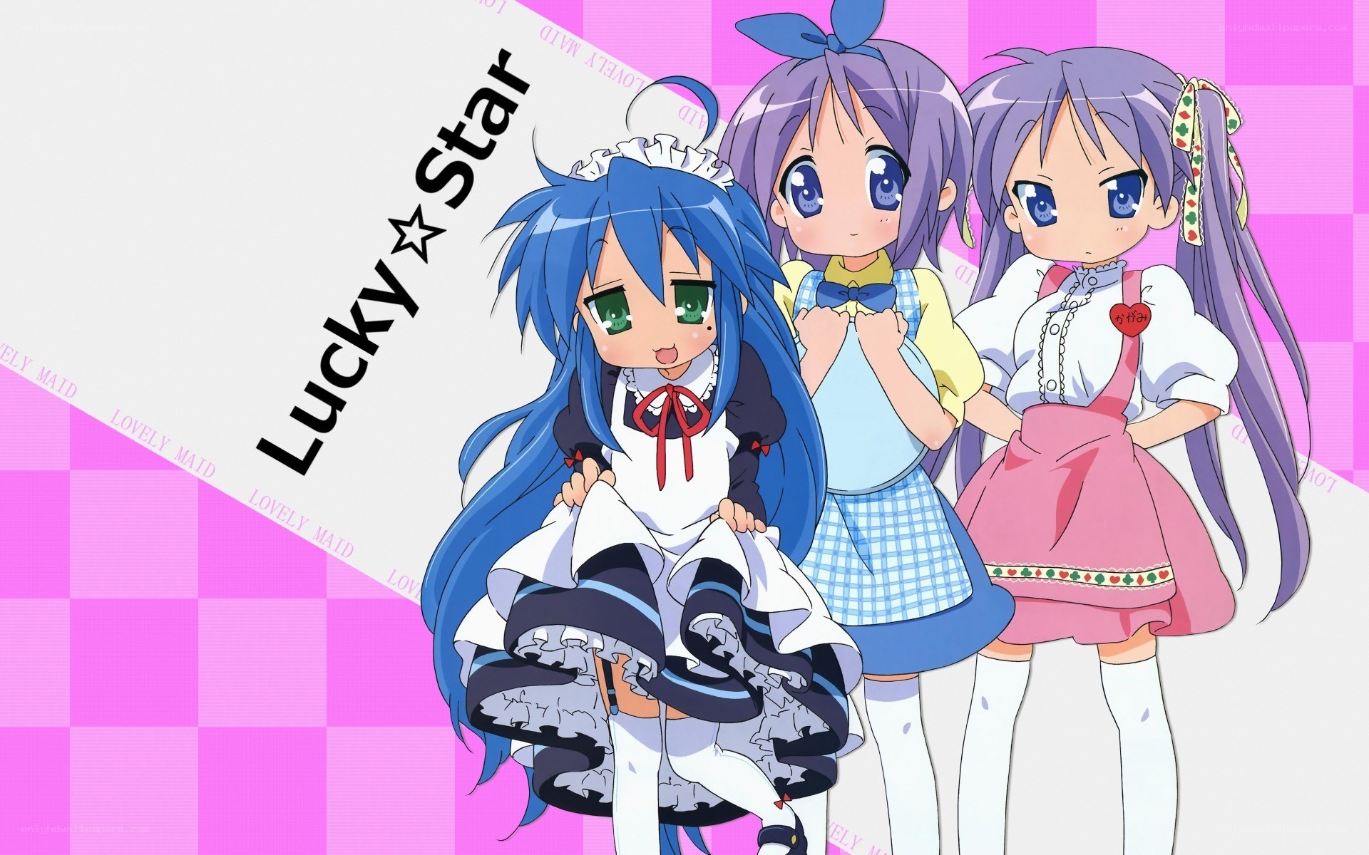 Lucky Star anime characters