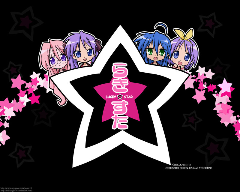 Lucky Star anime characters