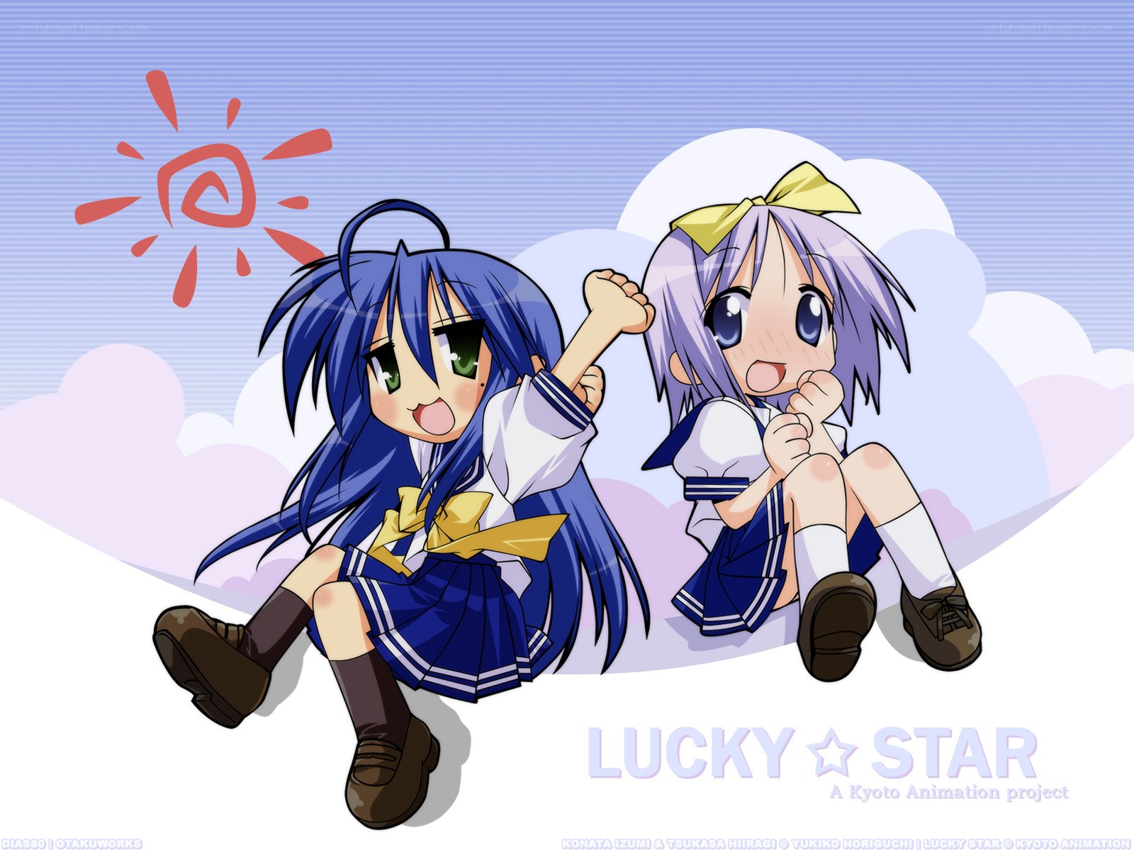 Lucky Star anime characters