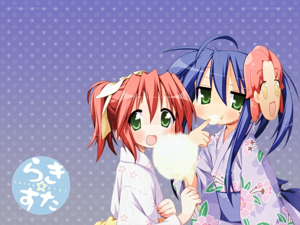Lucky Star anime characters