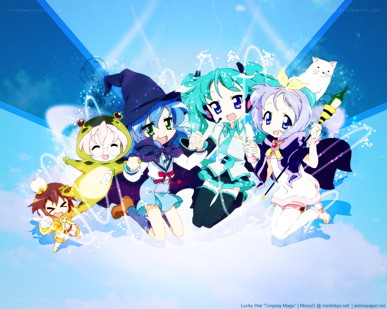 Lucky Star cosplay characters