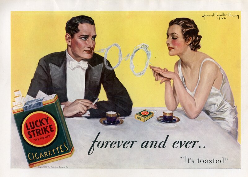 Lucky Strike cigarette ad