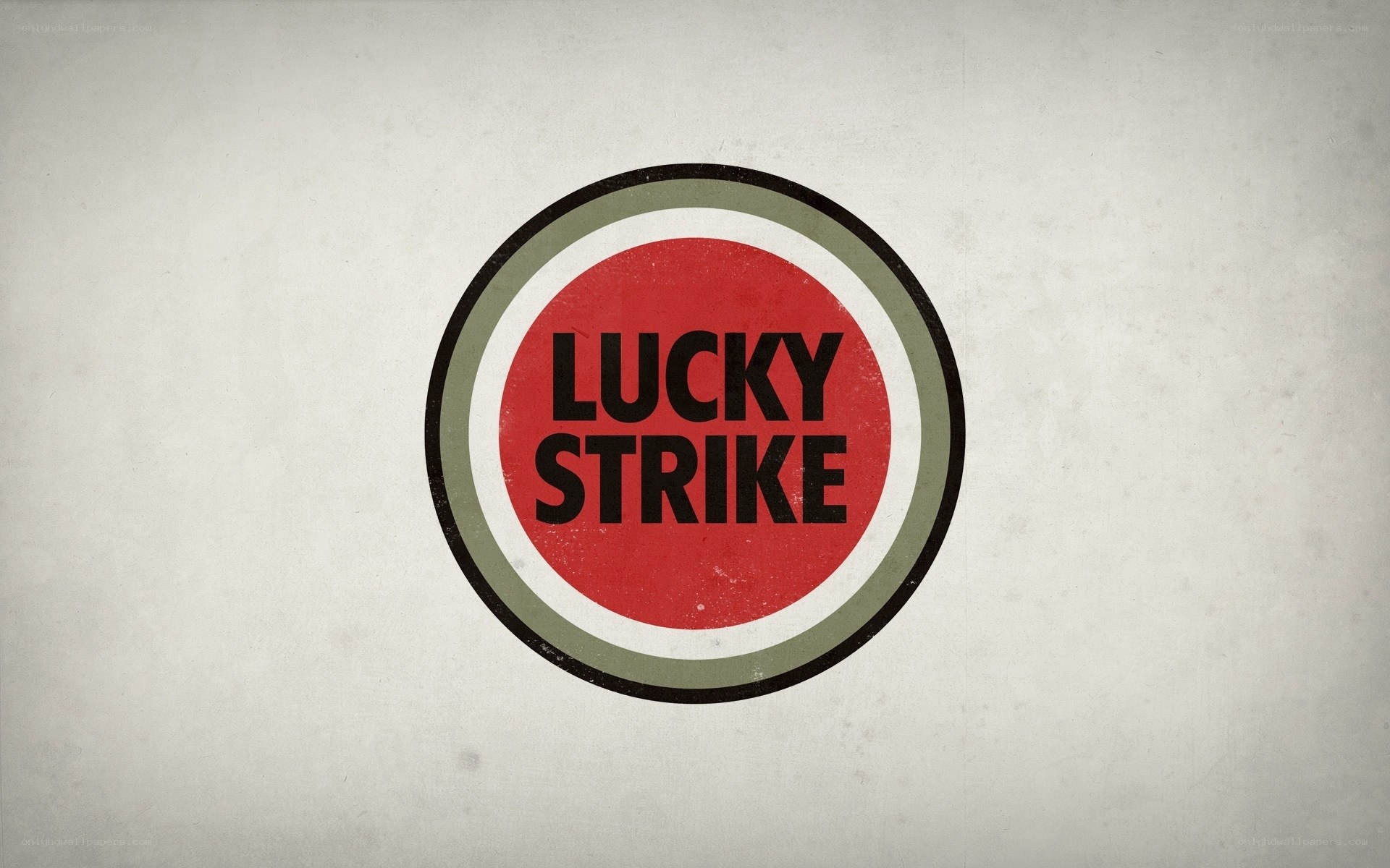 Lucky Strike logo on textured background
