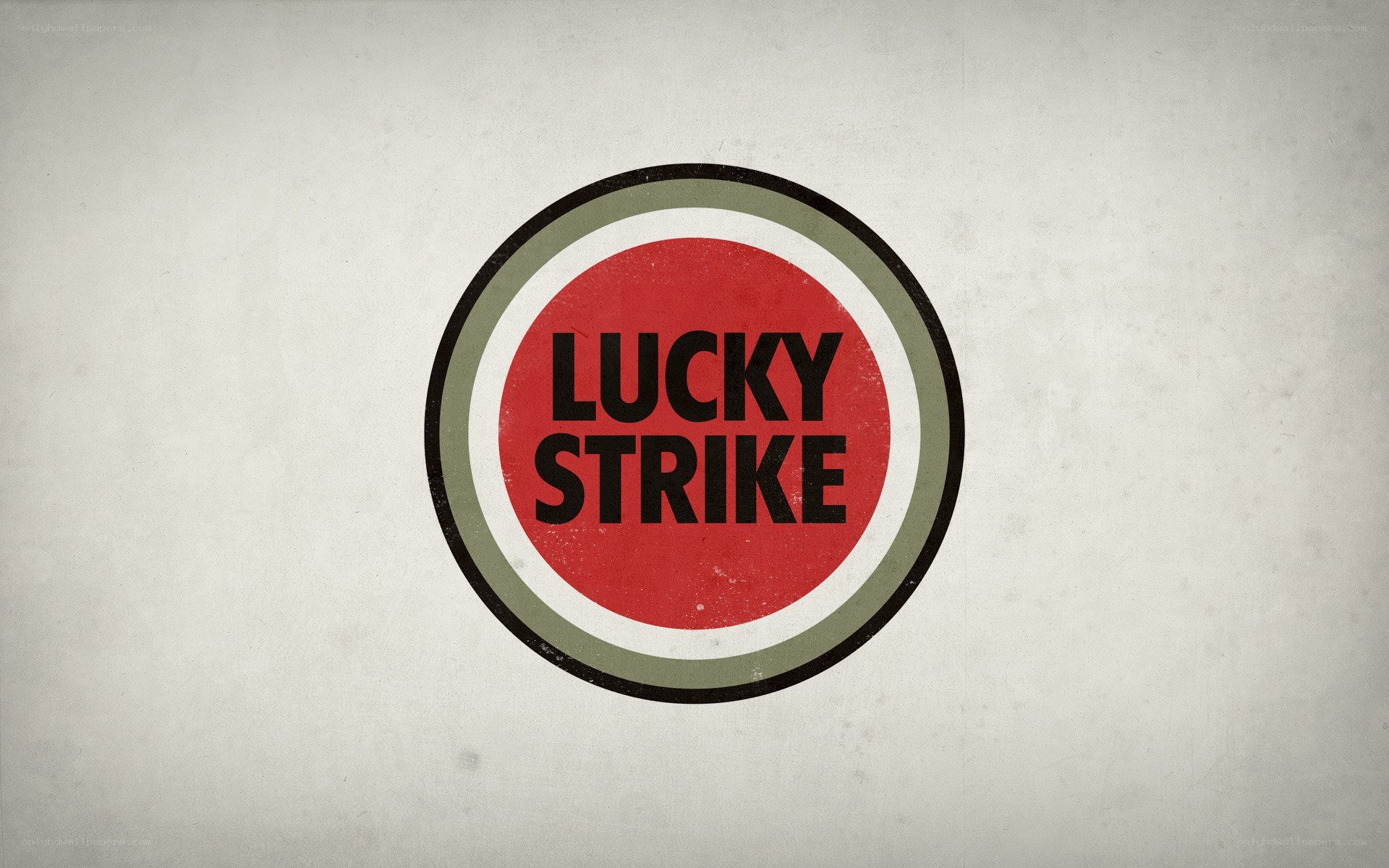 Lucky Strike logo on textured background
