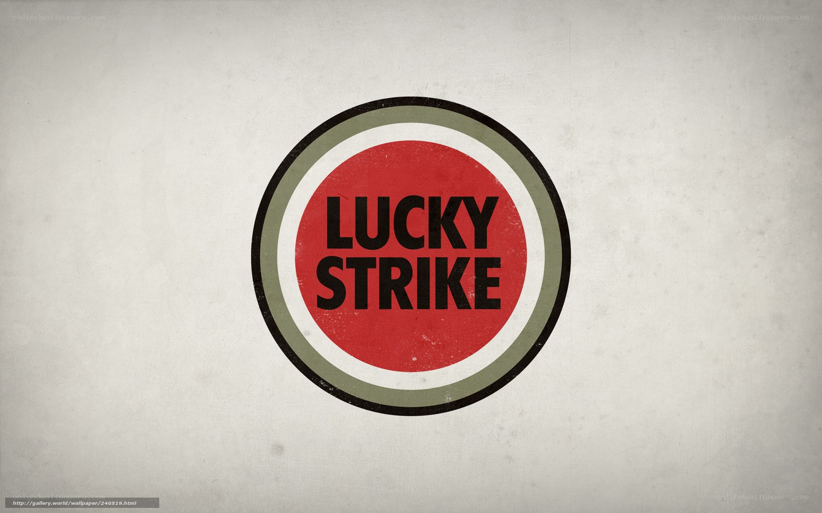 Lucky Strike logo on textured background