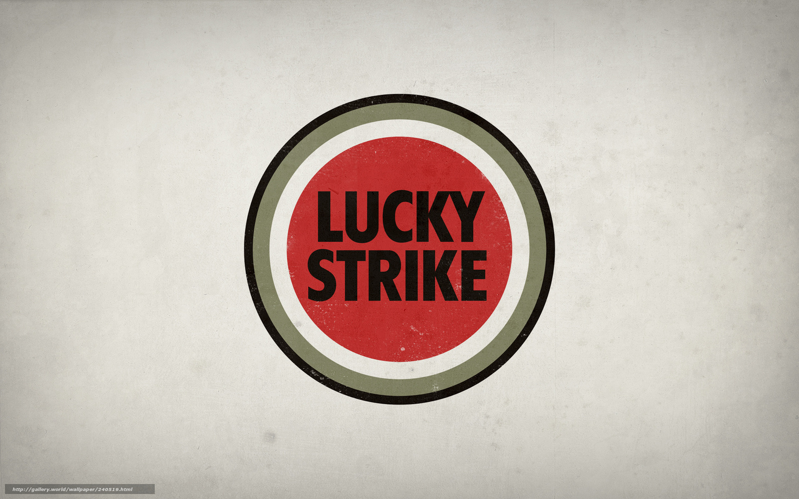 Lucky Strike logo on textured background
