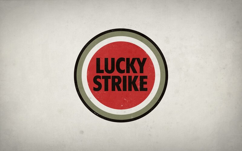 Lucky Strike Logo — Red, Neutral