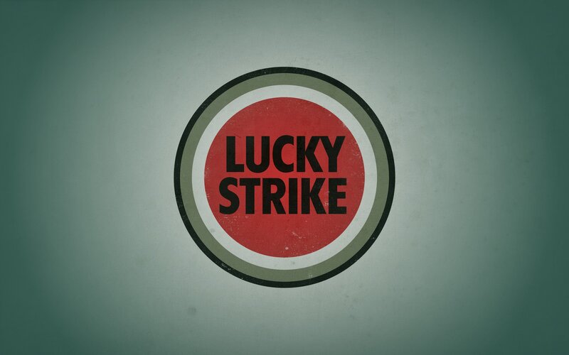 Lucky Strike Logo — Red