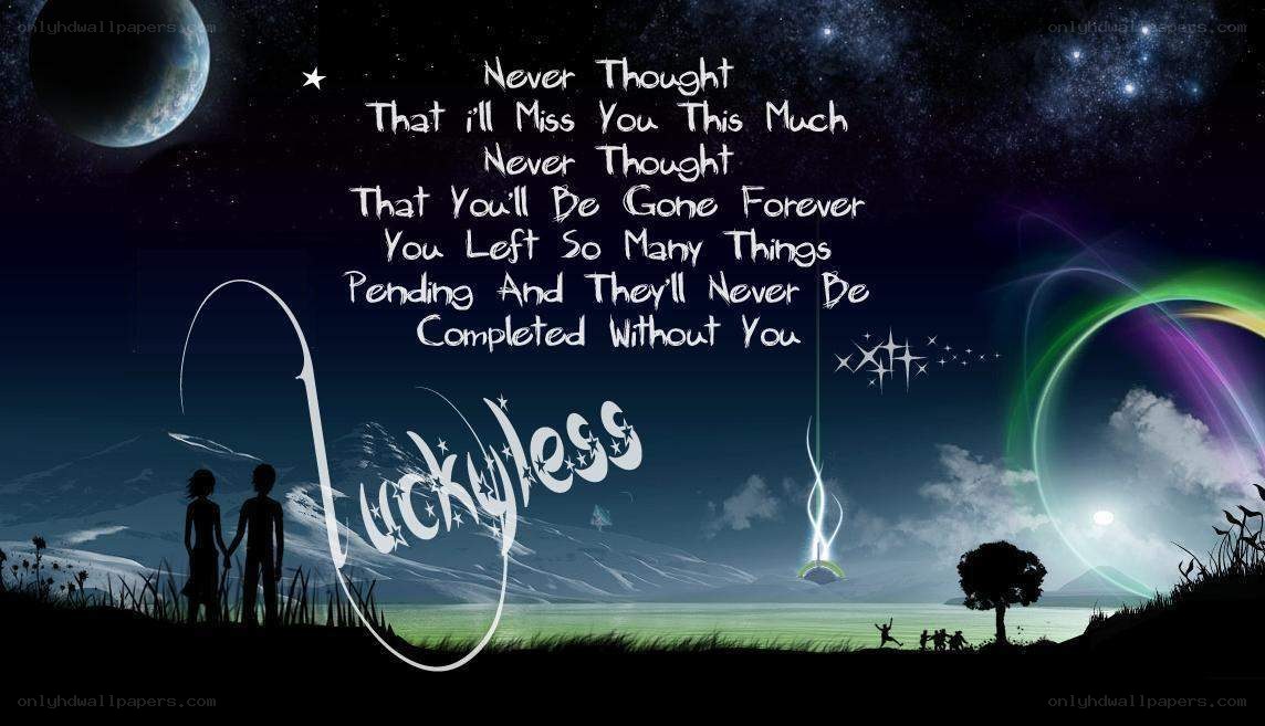 Luckyless song lyrics