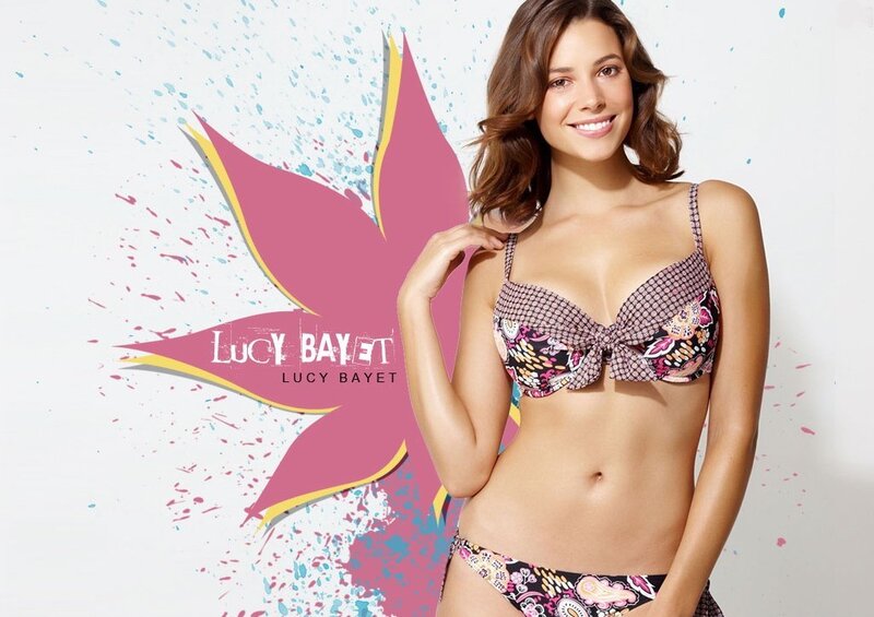 Lucy Bayet swimwear ad