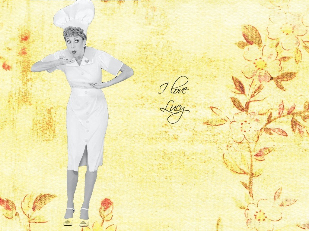 Lucy character in chef outfit