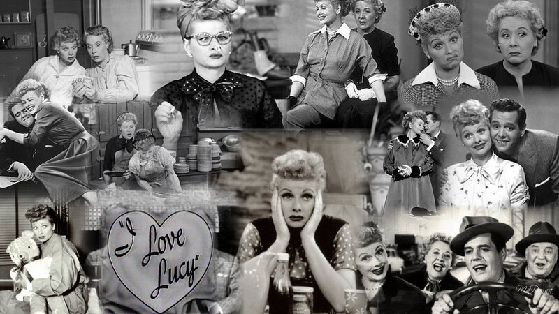 Lucy classic moments collage