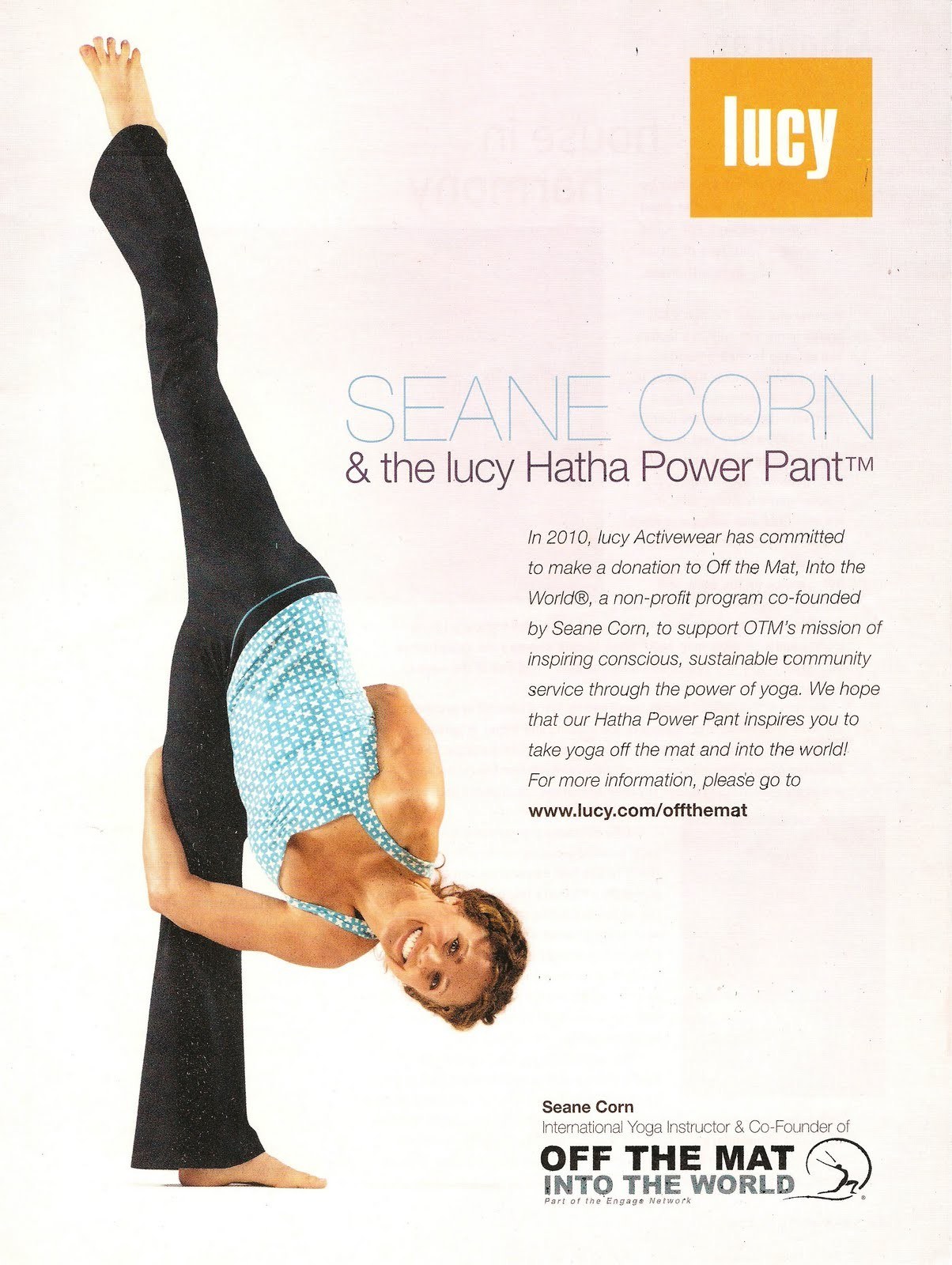 Lucy Hatha Power Pant ad