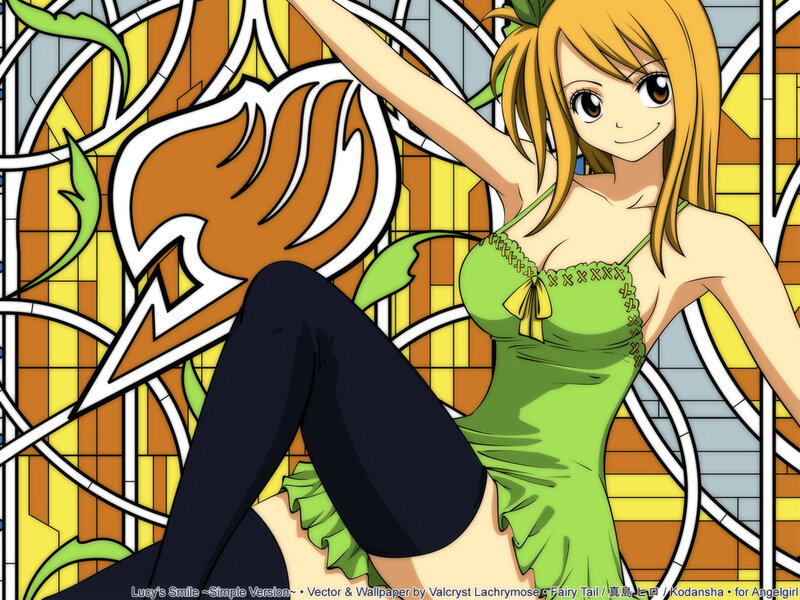 Lucy Heartfilia in green dress