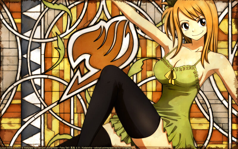 Lucy Heartfilia in green dress