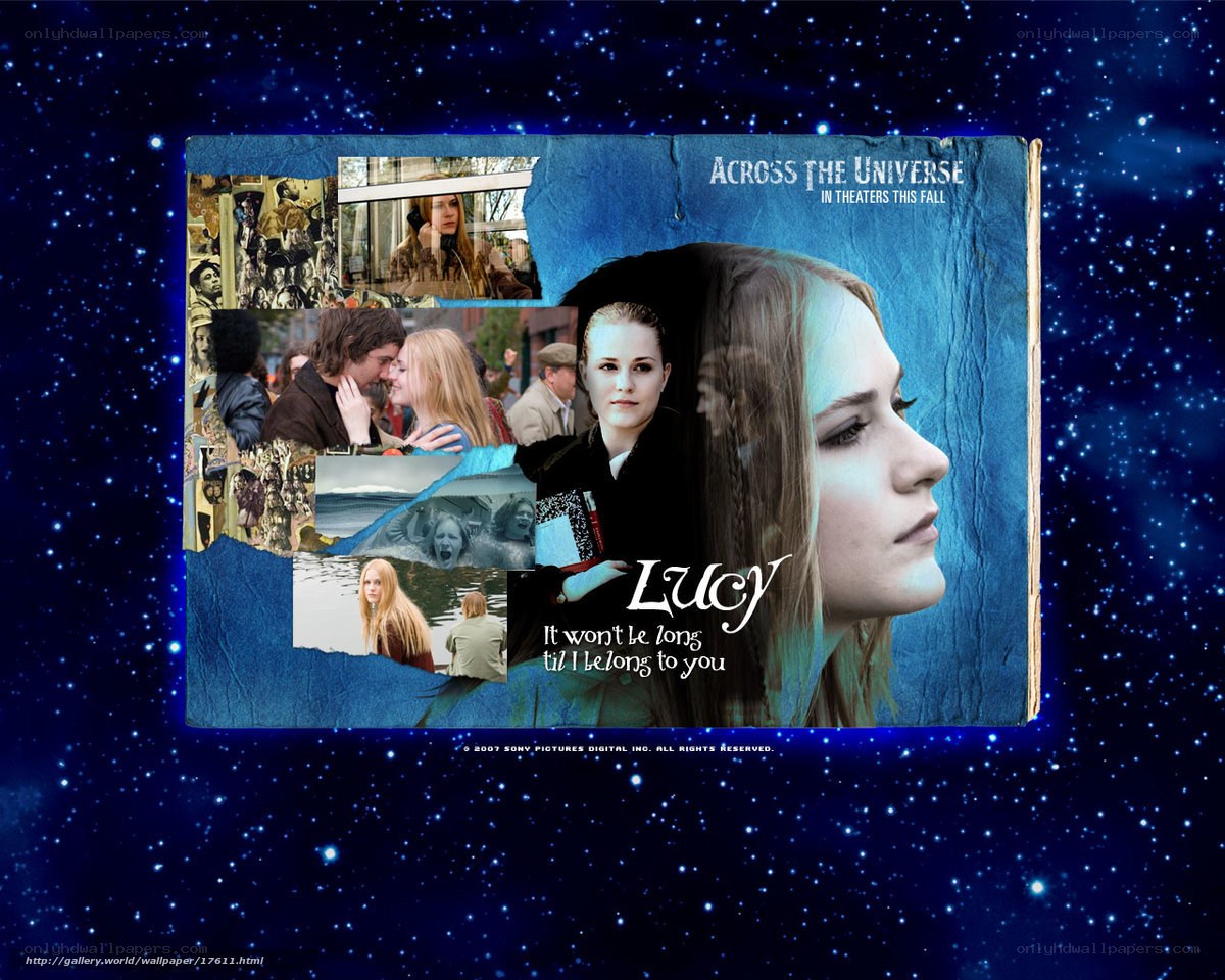 Lucy movie collage wallpaper