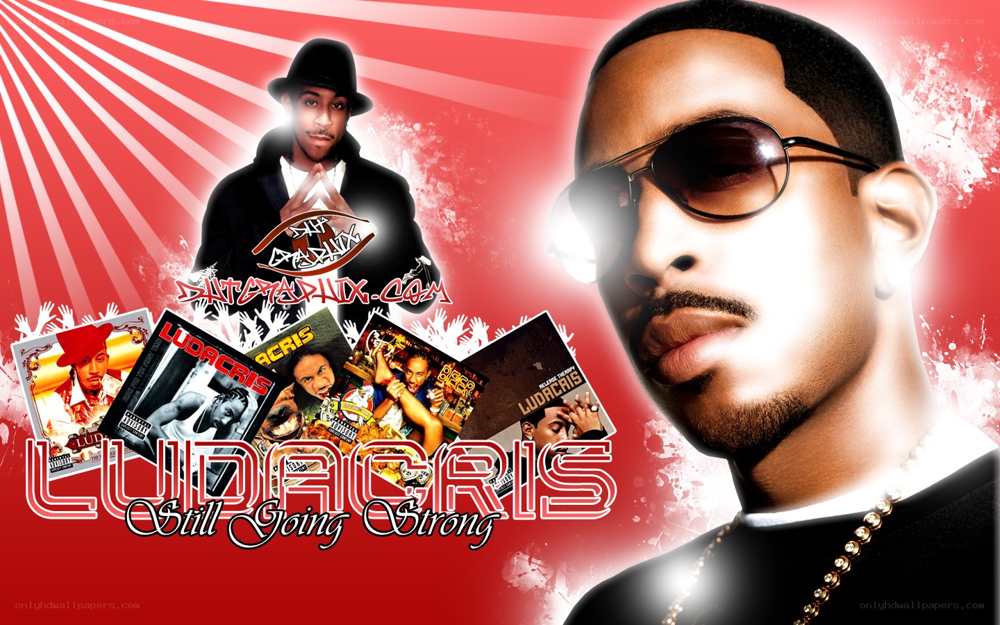 Ludacris album collage