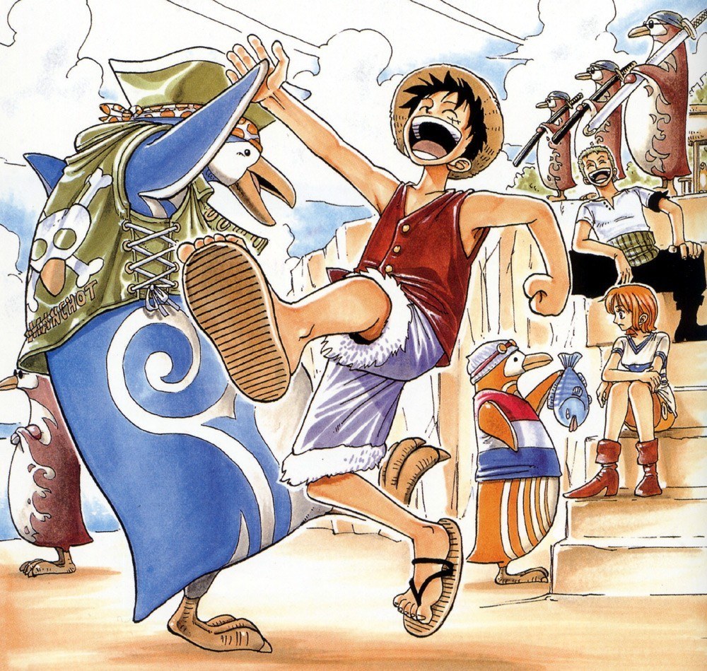 Luffy and the Penguin Pirates