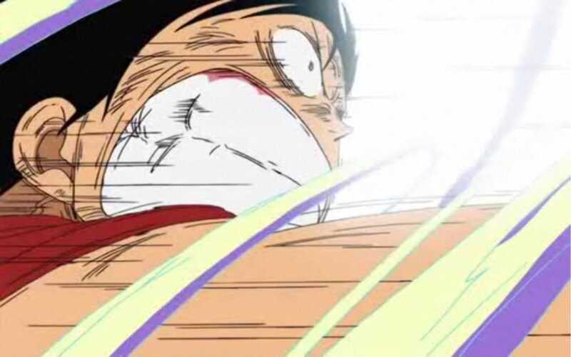 Luffy Being Struck