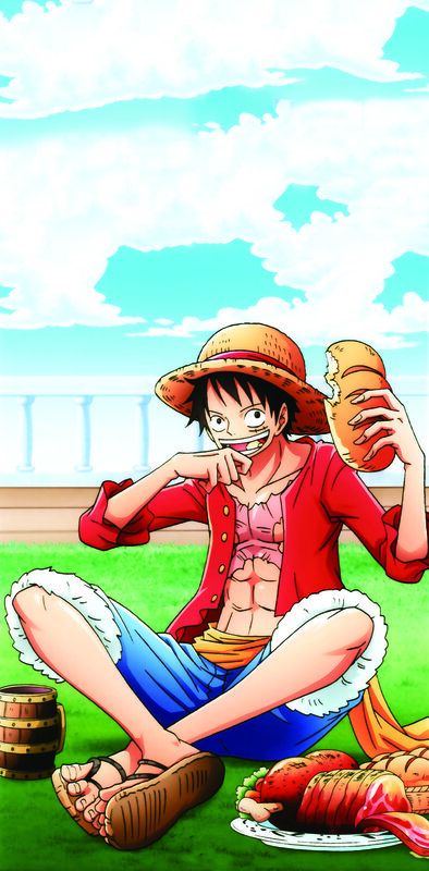 Luffy Eating Bread