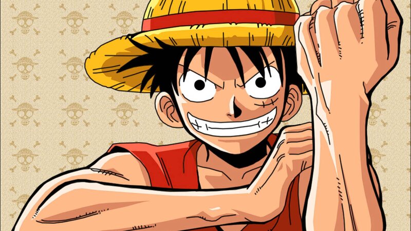 Luffy Flexing Arms