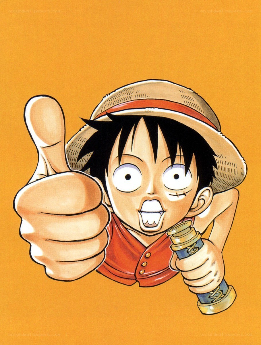Luffy giving a thumbs up