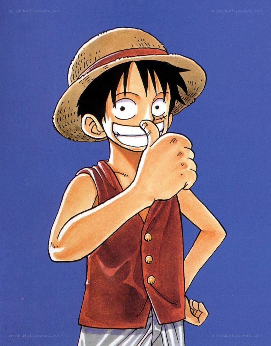 Luffy giving a thumbs-up