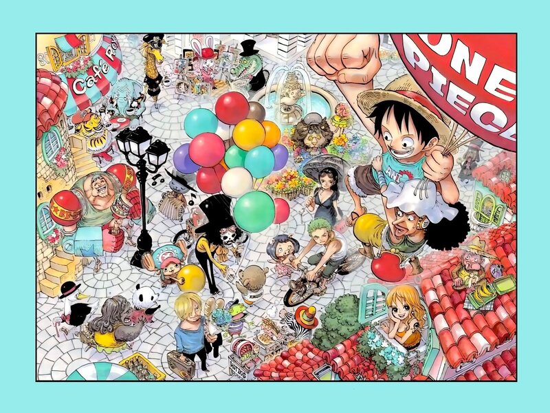 Luffy Holding a Balloon