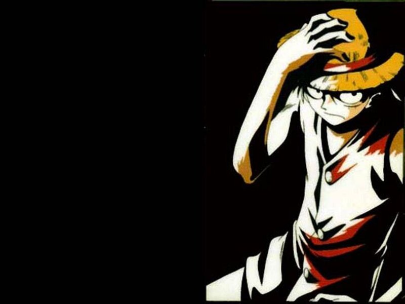 Luffy in a dramatic pose